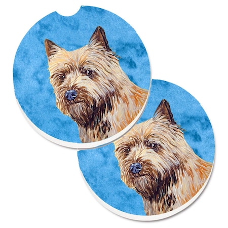 Carolines Treasures Blue Cairn Terrier Cup Holder Car Coaster, PK2 LH9365BUCARC
